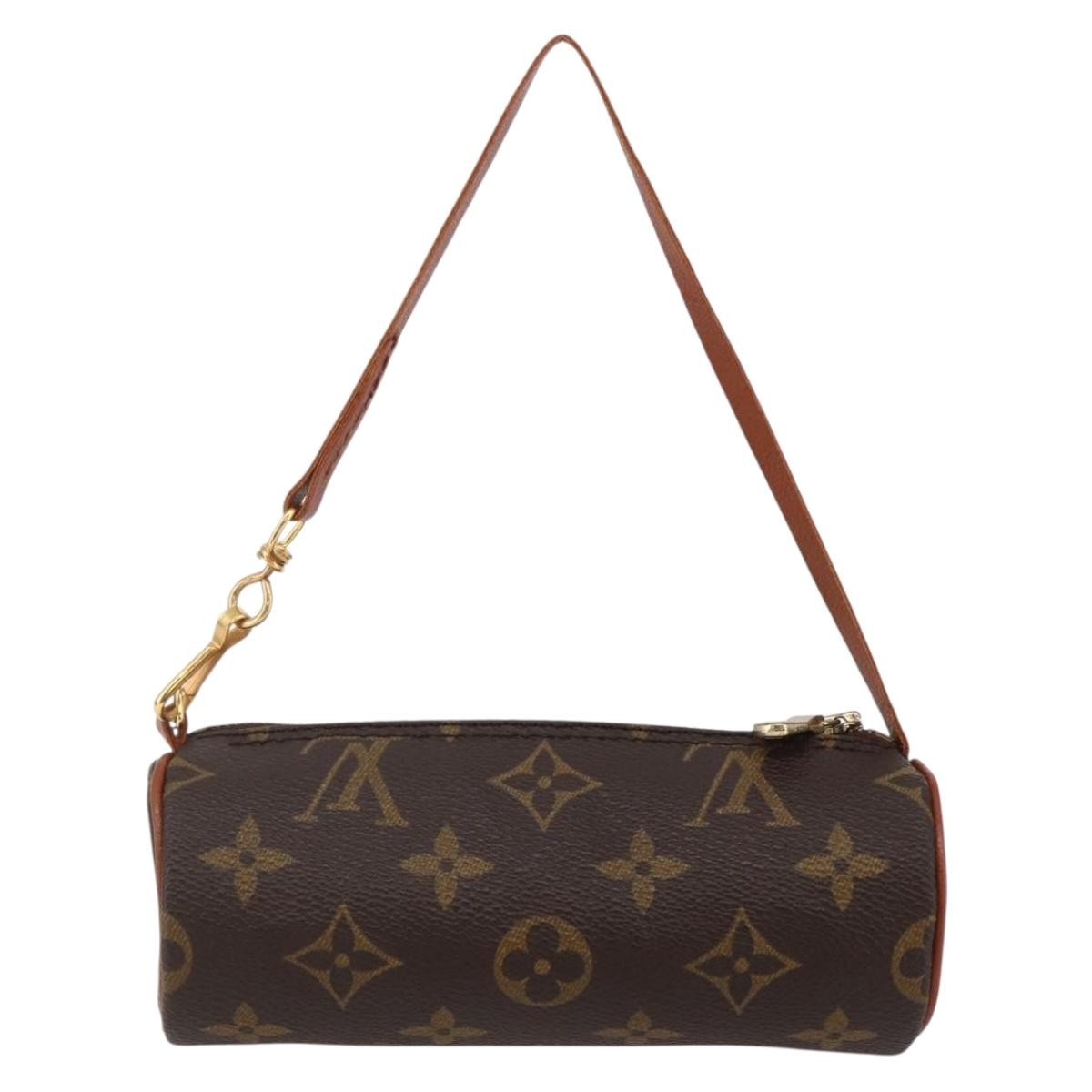 Louis Vuitton Papillon Pochette Monogram Canvas, BROWN, CANVAS, Handbag