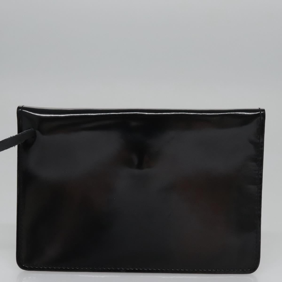 Salvatore Ferragamo Shopper Tote Patent Leather, BLACK, LEATHER, Tote bag