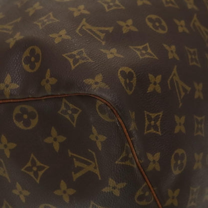 Louis Vuitton Keepall Bandouliere Bag Monogram Canvas, BROWN, CANVAS, Travel bag