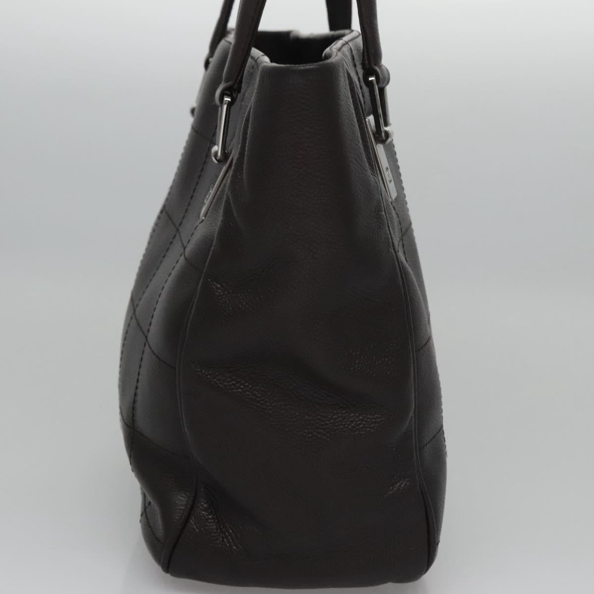 Chanel Chocolate Bar Coco Mark handbag Caviar skin, BROWN, LEATHER, Handbag