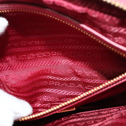 Prada Front Pocket Crossbody Bag Saffiano Leather, PINK, LEATHER, Shoulder bag