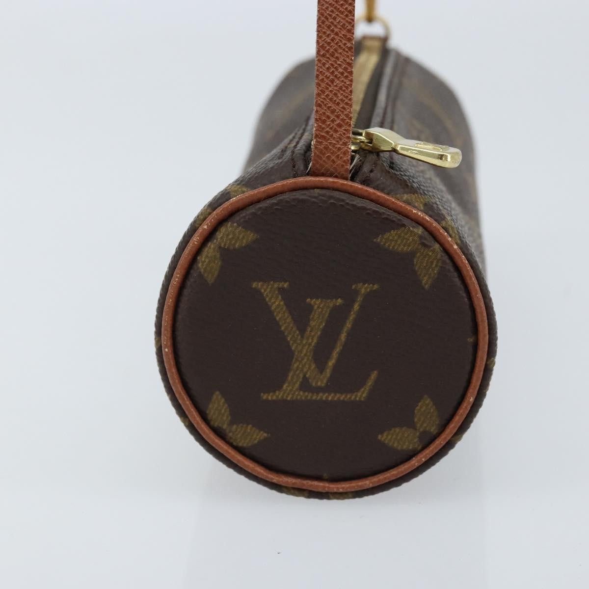 Louis Vuitton Papillon Pochette Monogram Canvas, BROWN, CANVAS, Clutche & pouche