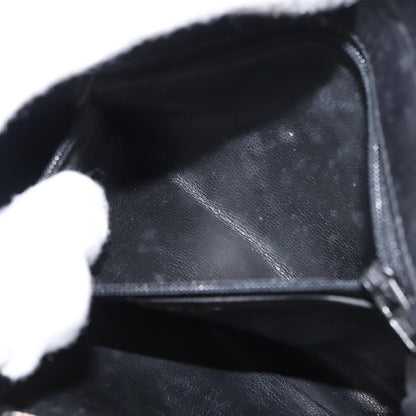 Chanel Vintage CC Flap Waist Bag Quilted Lambskin, BLACK, LEATHER, Shoulder bag