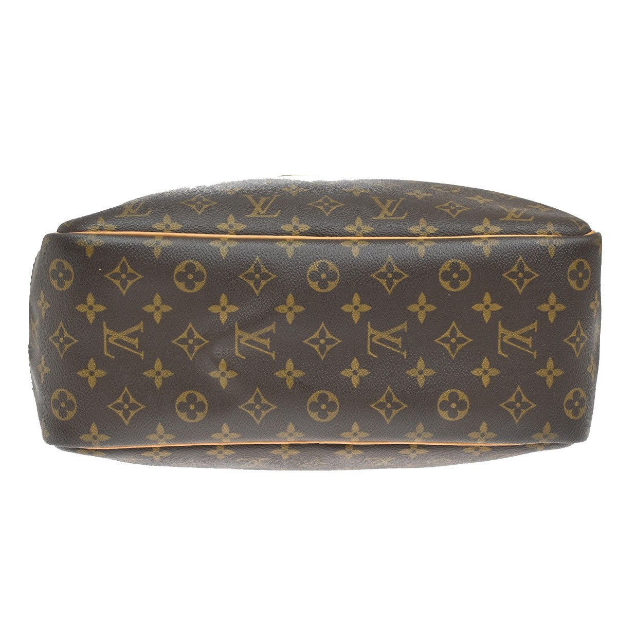 Louis Vuitton Deauville Handbag Monogram Canvas, BROWN, LEATHER, Handbag