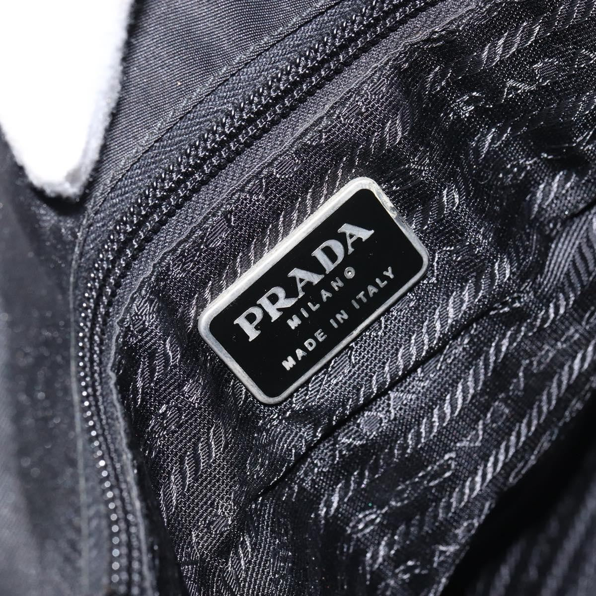 Prada Vintage Tote Tessuto, BLACK, NYLON, Tote bag