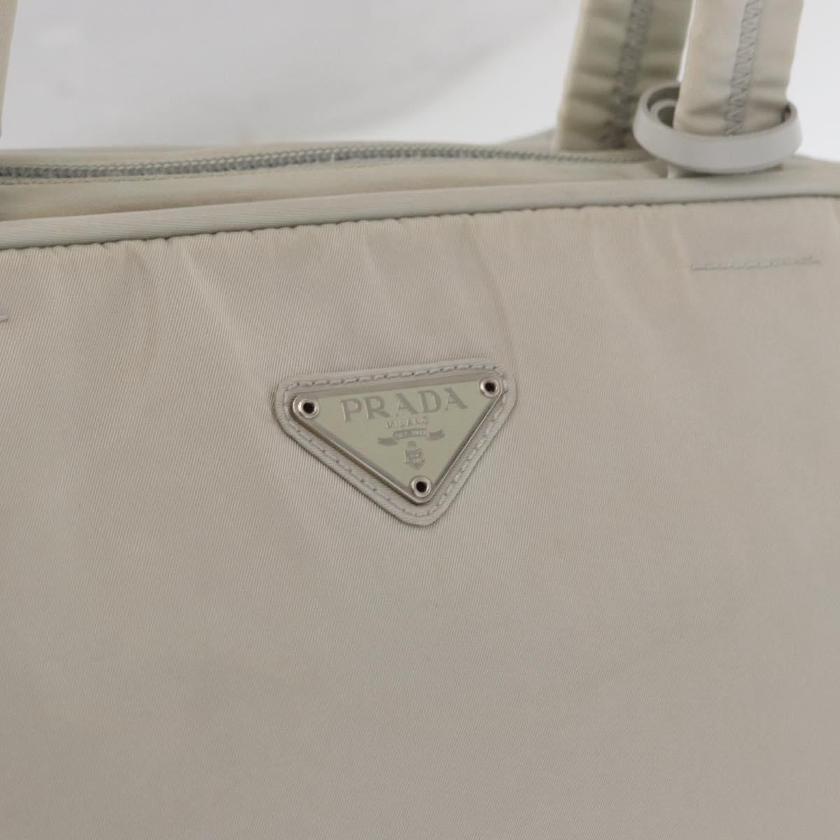 Prada Vintage Tote Nylon, WHITE, NYLON, Tote bag