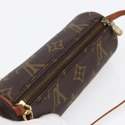Louis Vuitton Papillon Pochette Monogram Canvas, BROWN, CANVAS, Handbag