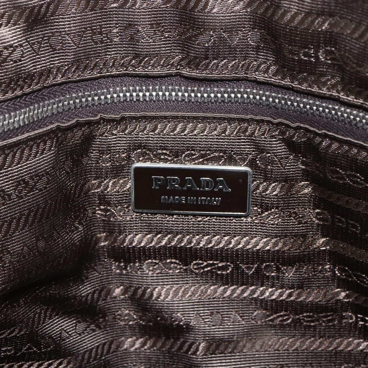 Prada Vintage Handbag Canvas, Beige, Canvas, Handbag