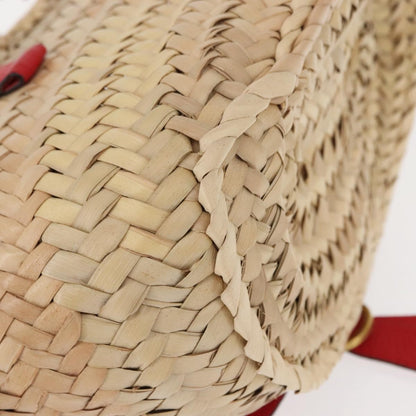 Chloe Marcie Basket Bag Raffia, BEIGE, WICKER, Handbag