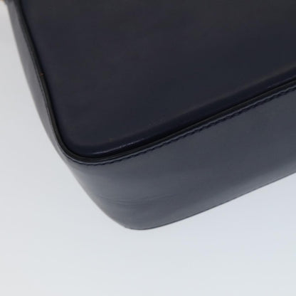 Salvatore Ferragamo Tassel Gancini Lock Flap Shoulder Bag Leather, NAVY, LEATHER, Shoulder bag