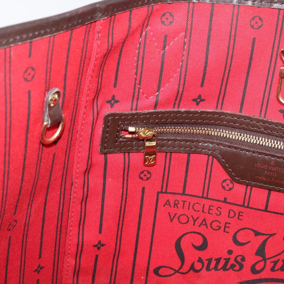 Louis Vuitton Hampstead Handbag Damier, Multicolour, Canvas, Handbag