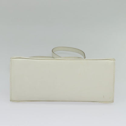 Salvatore Ferragamo Gancini Convertible Top Handle Bag Leather, WHITE, LEATHER, Handbag