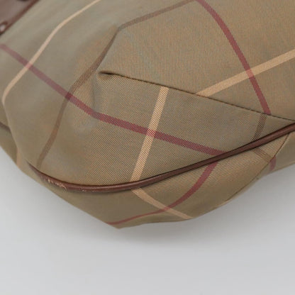 Burberry Nova check Shoulder bag Canvas, BEIGE, CANVAS, Shoulder bag