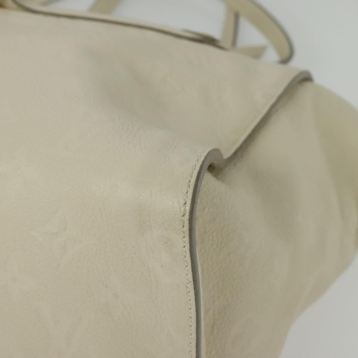 Louis Vuitton Lumineuse Handbag Monogram Empreinte Leather, WHITE, LEATHER, Handbag