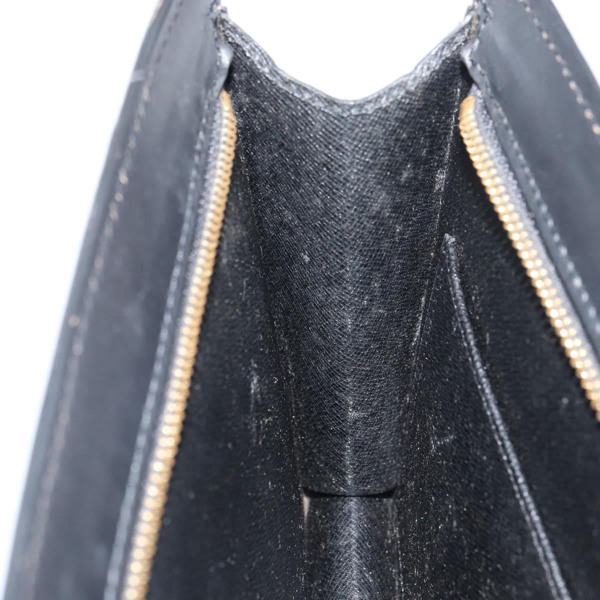 Louis Vuitton Pochette Homme Epi Leather, BLACK, LEATHER, Clutche & pouche
