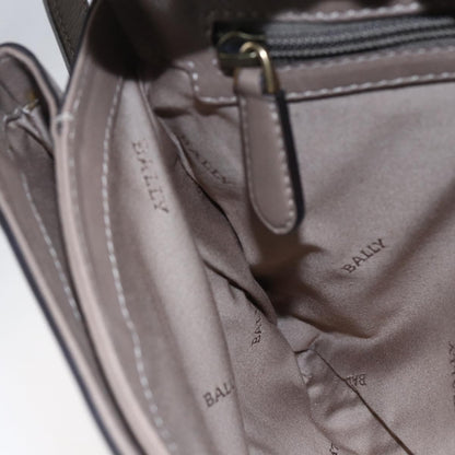 Bally Vintage Shoulder Bag Leather, BEIGE, LEATHER, Shoulder bag
