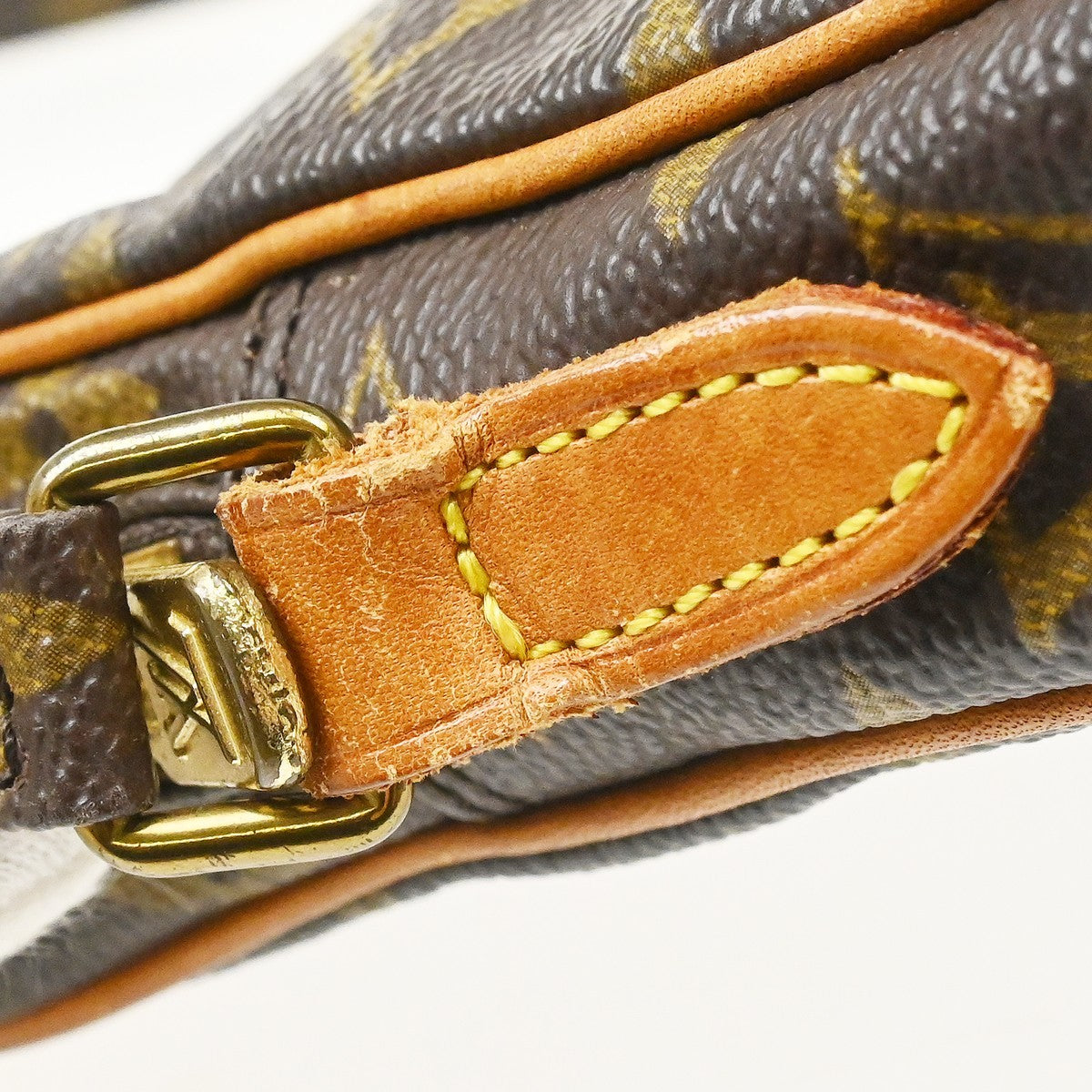 Louis Vuitton Danube Handbag Monogram Canvas, Brown, Canvas, Shoulder Bag