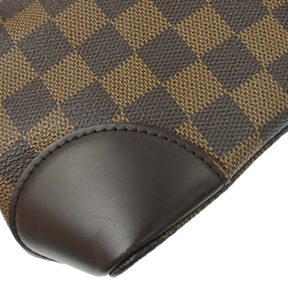 Louis Vuitton Hampstead Handbag Damier, BROWN, CANVAS, Tote bag