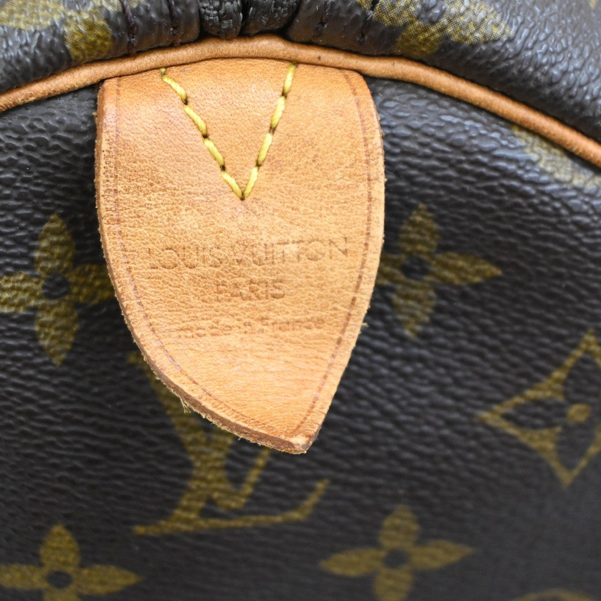 Louis Vuitton Keepall Bag Monogram Canvas, Brown, Leather, Travel Bag
