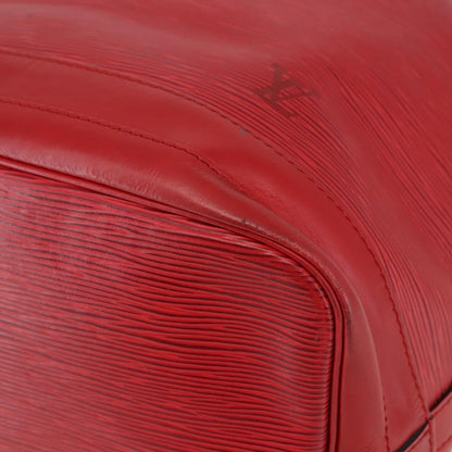 Louis Vuitton Noe Handbag Epi leather, RED, LEATHER, Shoulder bag