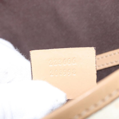 Gucci Flap Messenger GG Coated Canvas, WHITE, PVC, Shoulder bag