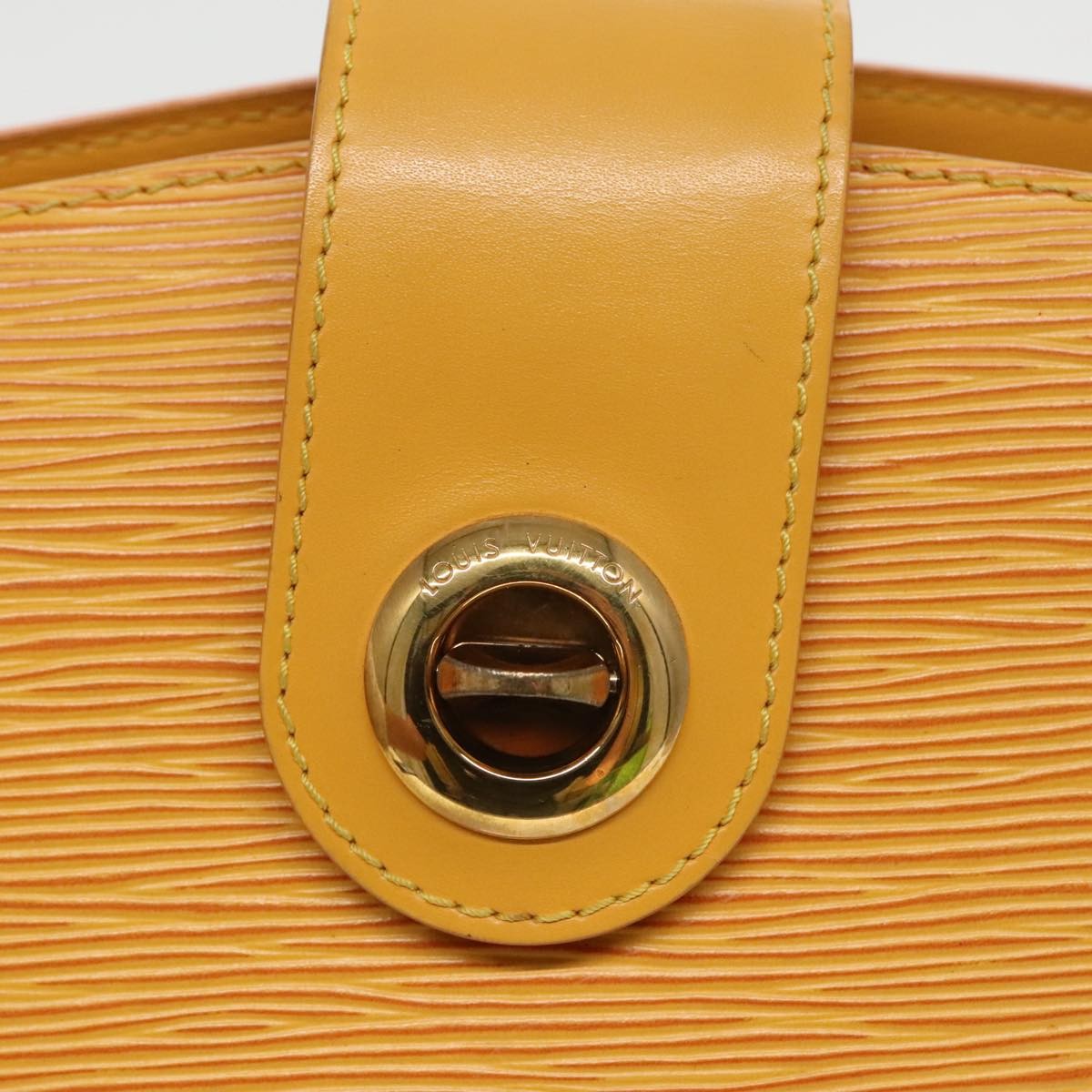 Louis Vuitton Cluny Shoulder Bag Epi Leather, Yellow, Leather, Shoulder Bag