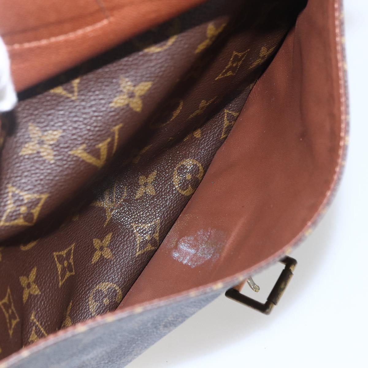 Louis Vuitton Jeune Fille Handbag Monogram Canvas, BROWN, CANVAS, Shoulder bag