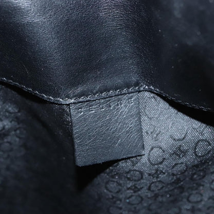 Celine C Macadam Handbag Canvas, BLACK, CANVAS, Handbag