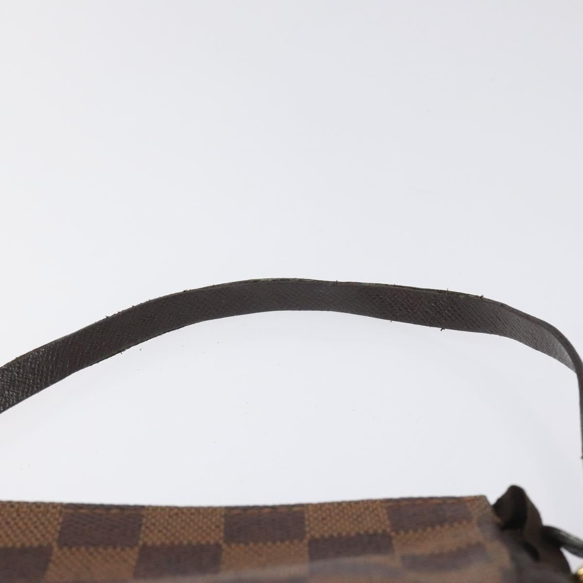 Louis Vuitton Trousse Make Up Bag Damier, BROWN, CANVAS, Clutche & pouche