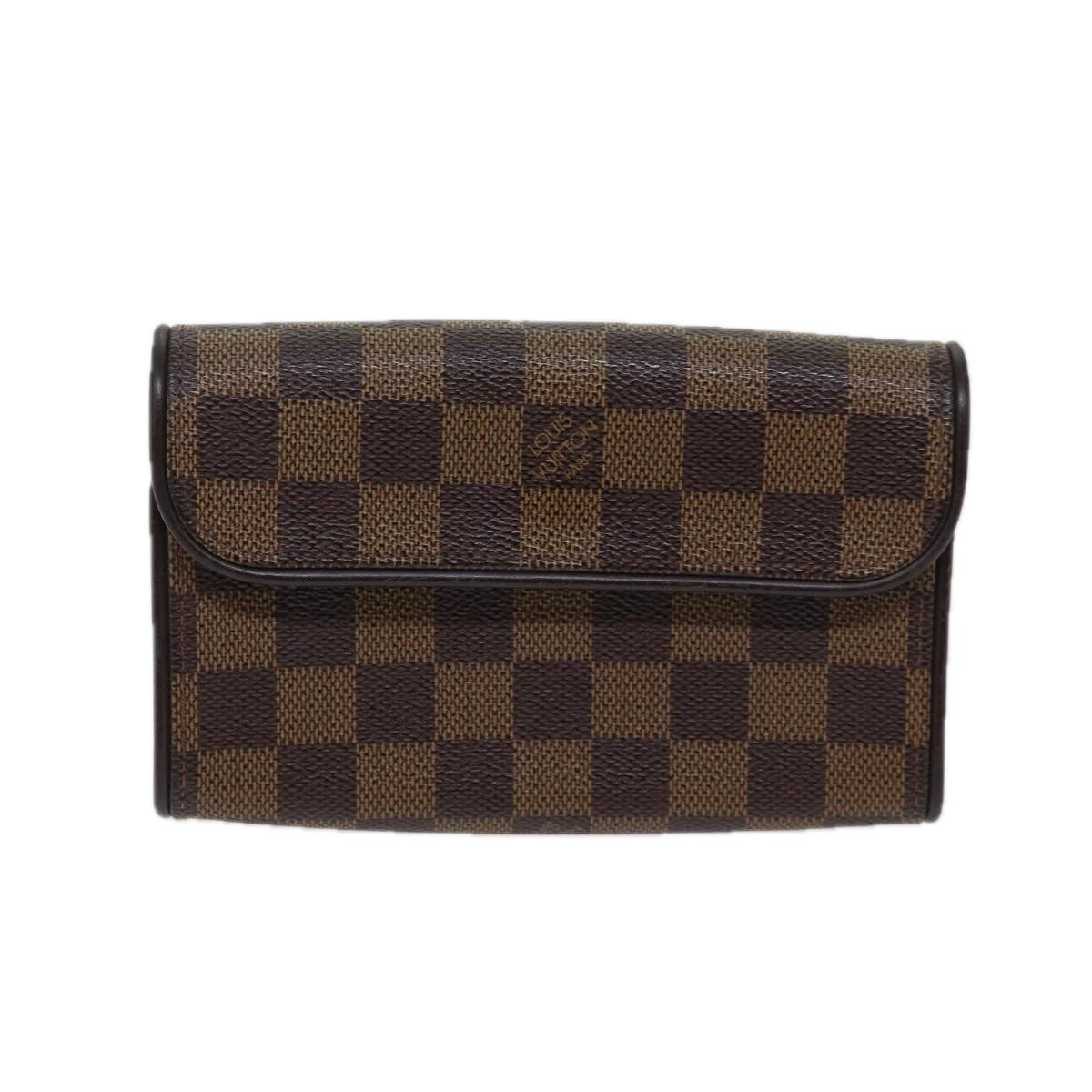 Louis Vuitton Florentine Waist Bag Damier Canvas, Brown, Canvas, Clutch