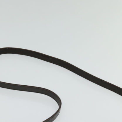 Celine Vintage Circle Logo Crossbody Bag Leather, BLACK, LEATHER, Shoulder bag