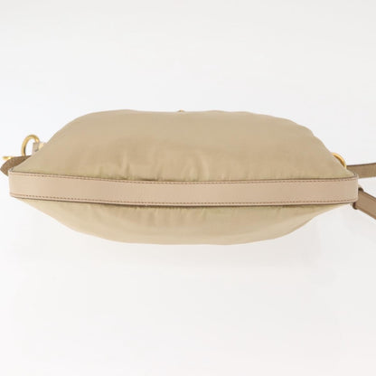 Prada Hobo Tessuto, BEIGE, NYLON, Shoulder bag