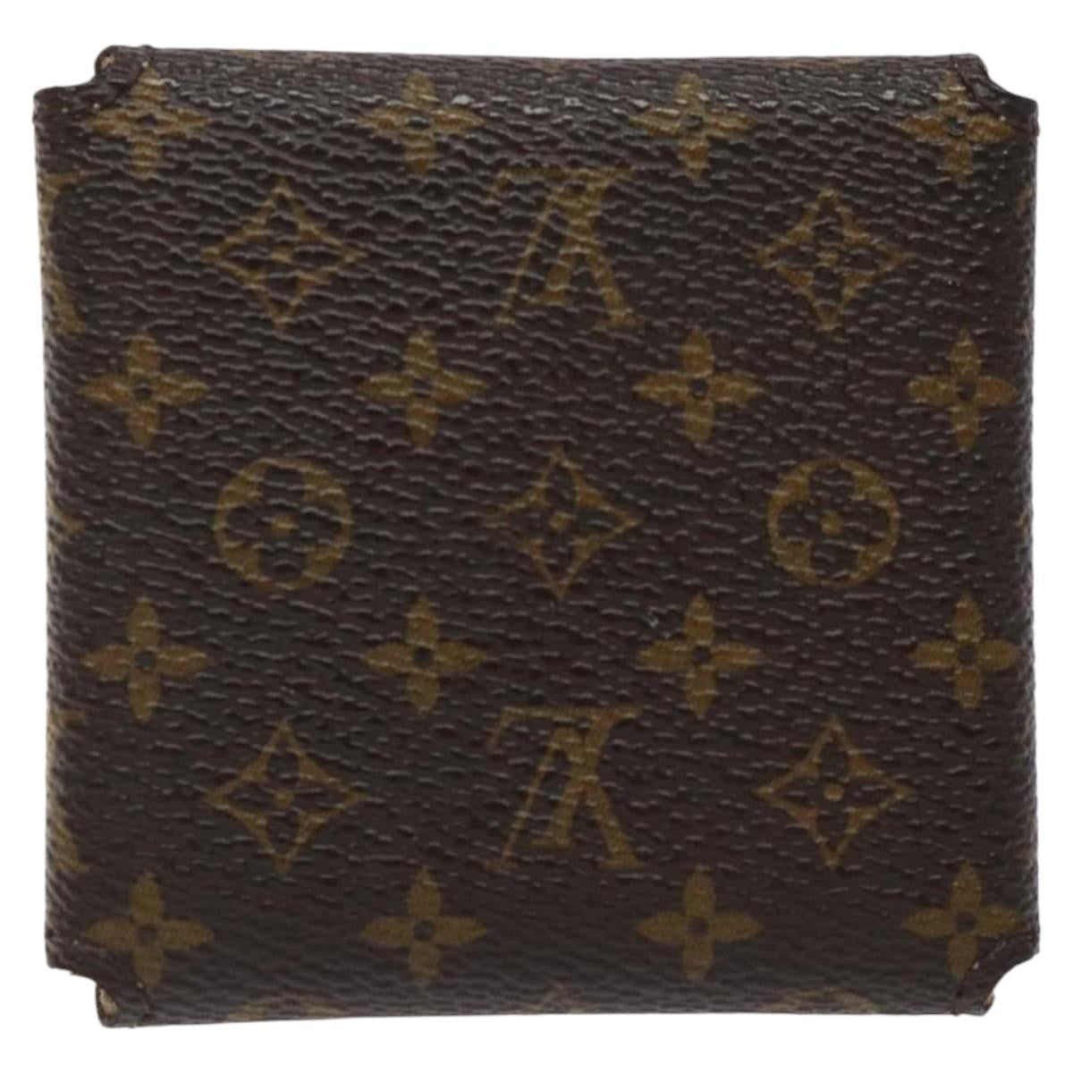 Louis Vuitton CASE JEWELRY BOX Canvas, BROWN, CANVAS, Wallets