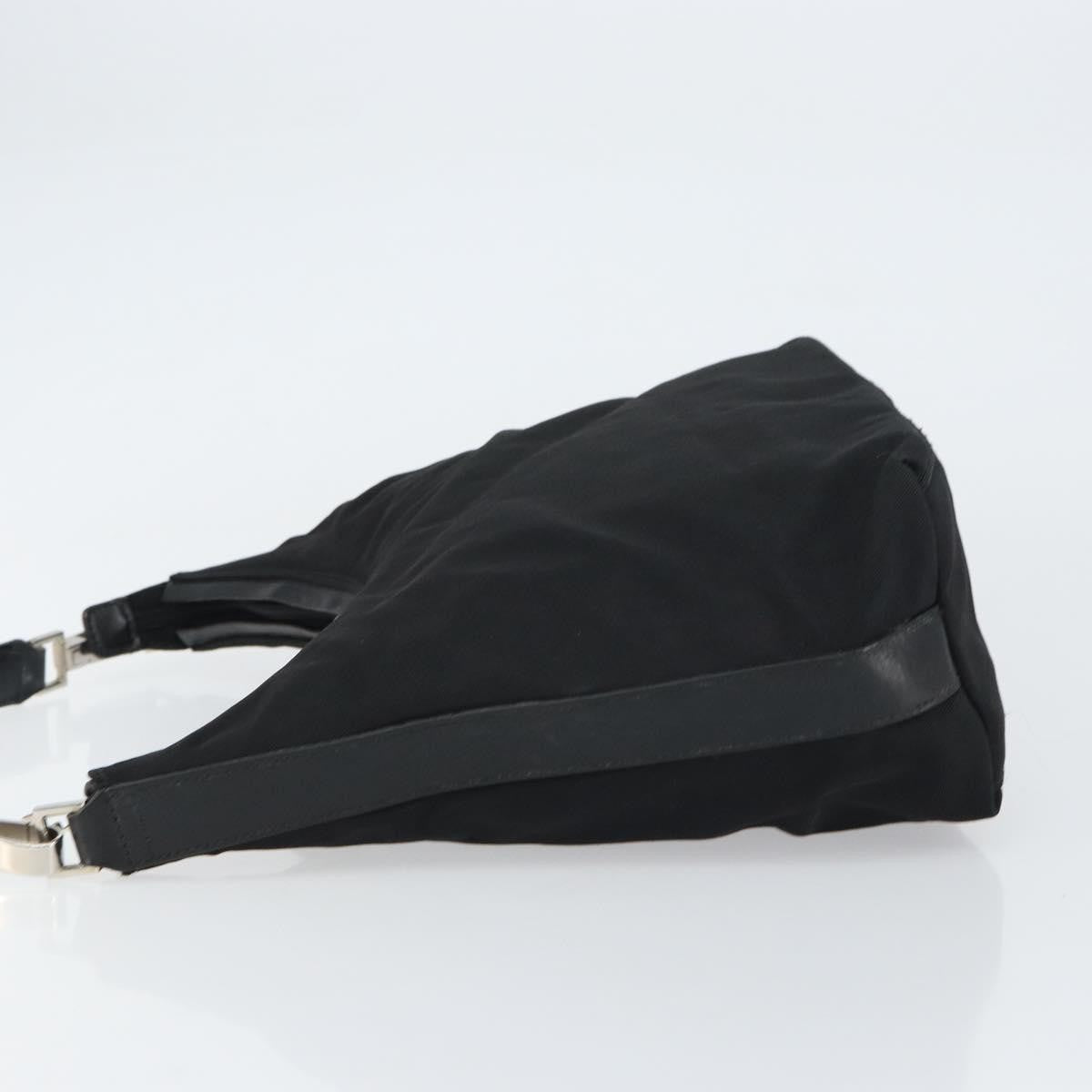 Gucci Zip Hobo Nylon, Black, Nylon, Handbag