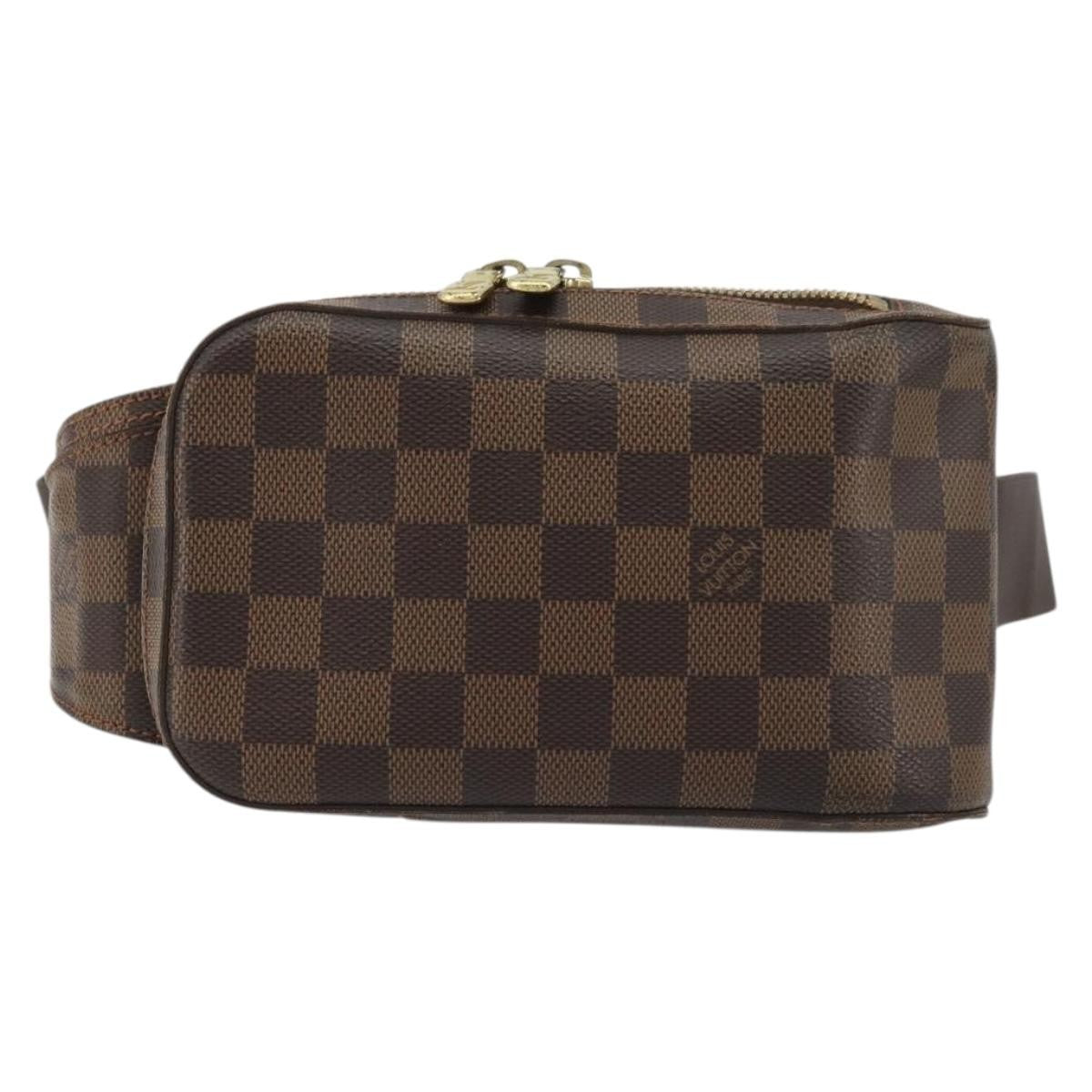 Louis Vuitton Geronimos Waist Bag Damier, Brown, Canvas, Shoulder Bag
