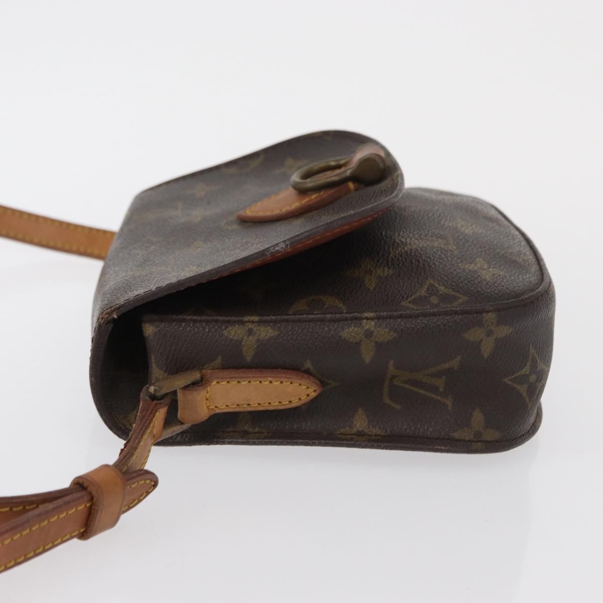 Louis Vuitton Saint Cloud Handbag Monogram Canvas, BROWN, CANVAS, Shoulder bag