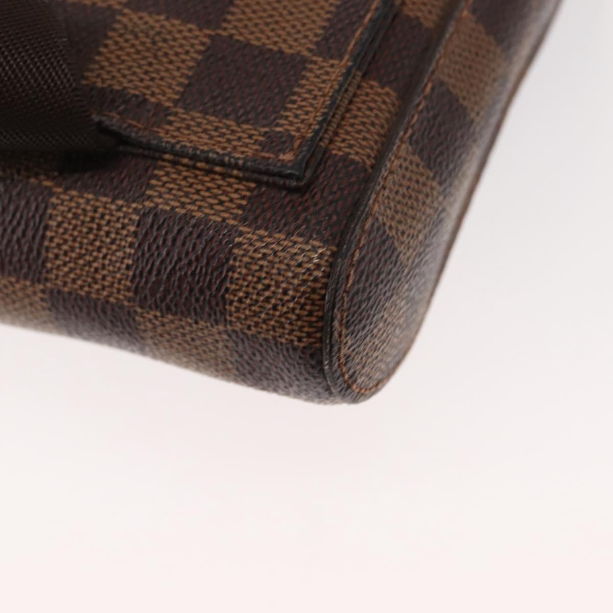 Louis Vuitton Geronimos Waist Bag Damier, BROWN, CANVAS, Shoulder bag
