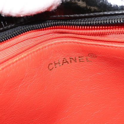 Chanel Vintage Logo Tote Cotton, PURPLE, COTTON, Tote bag
