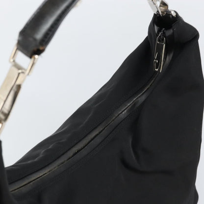 Gucci Vintage Shoulder Bag Nylon, BLACK, NYLON, Shoulder bag