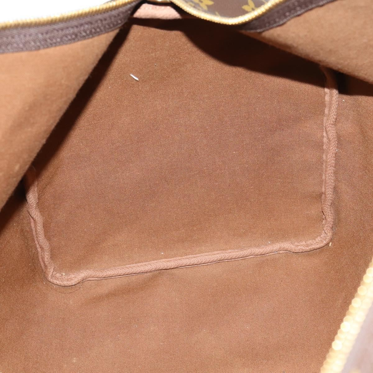 Louis Vuitton Keepall Bag Monogram Canvas, BROWN, CANVAS, Travel bag