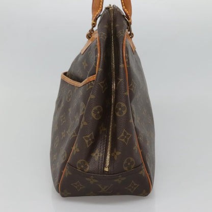 Louis Vuitton Deauville Handbag Monogram Canvas, BROWN, CANVAS, Handbag