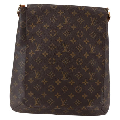 Louis Vuitton Musette Handbag Monogram Canvas, BROWN, CANVAS, Shoulder bag