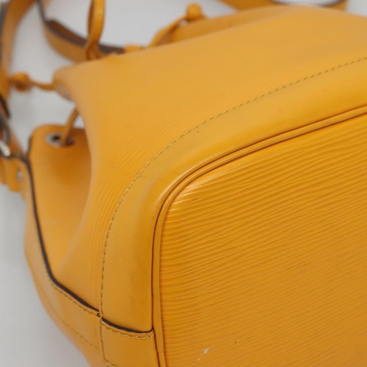 Louis Vuitton Petit Noe NM Handbag Epi Leather, Yellow, Leather, Shoulder Bag
