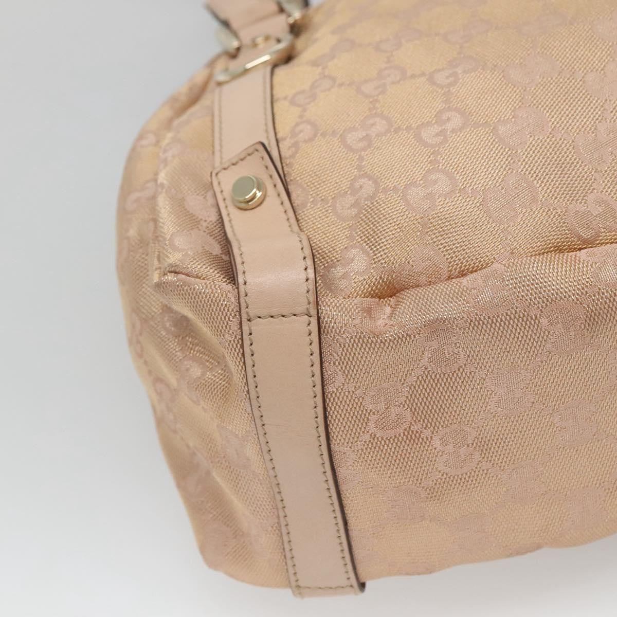 Gucci Abbey Shoulder Bag GG Canvas, BEIGE, CANVAS, Tote bag