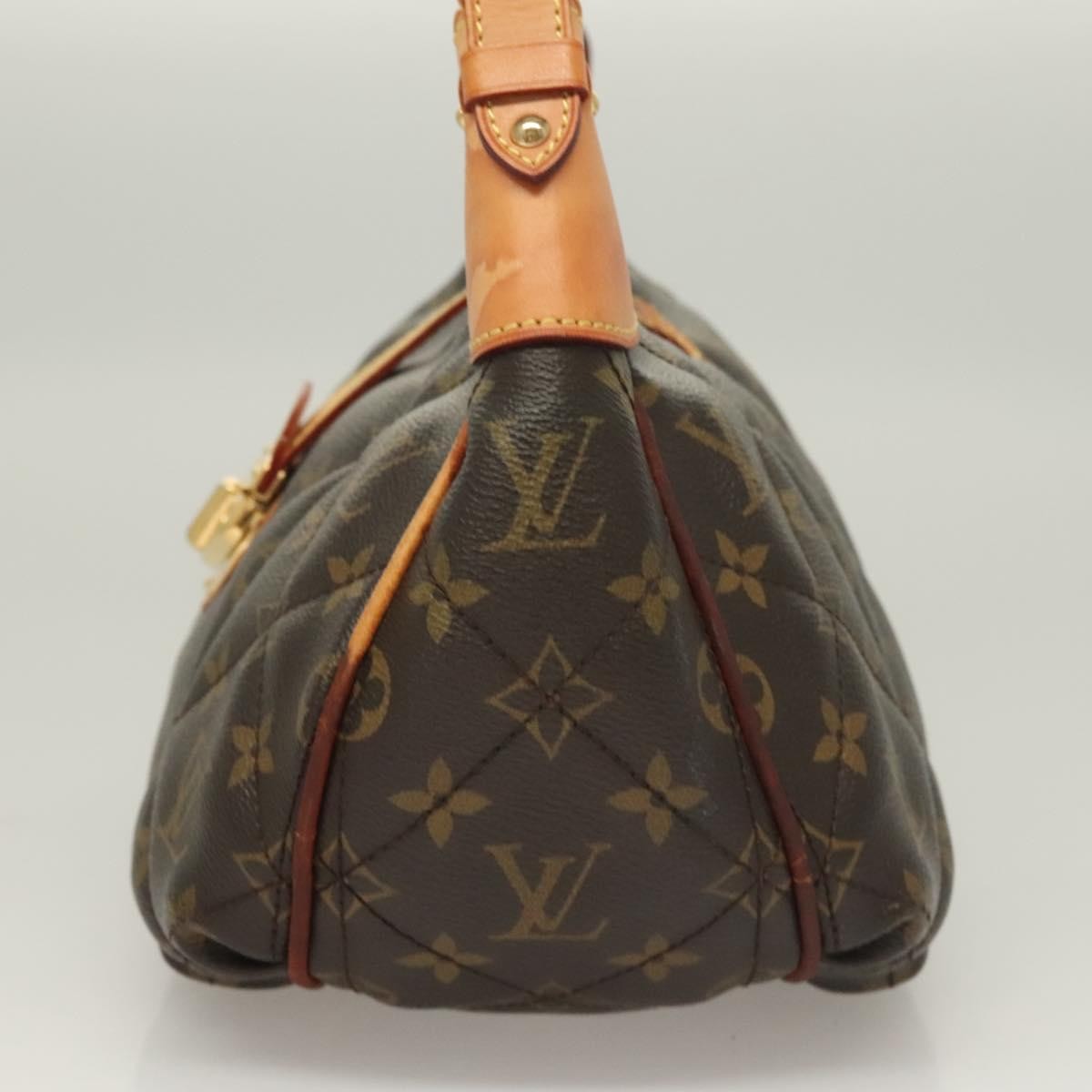Louis Vuitton City Handbag Monogram Etoile, BROWN, CANVAS, Shoulder bag