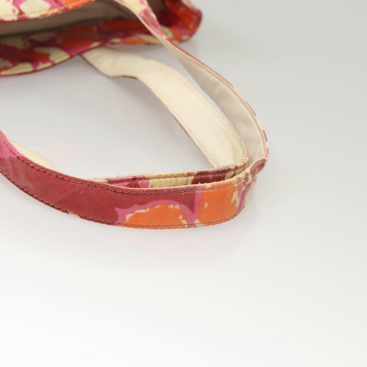 Chanel Vintage Floral Tote Patent leather, RED, PATENT_LEATHER, Tote bag