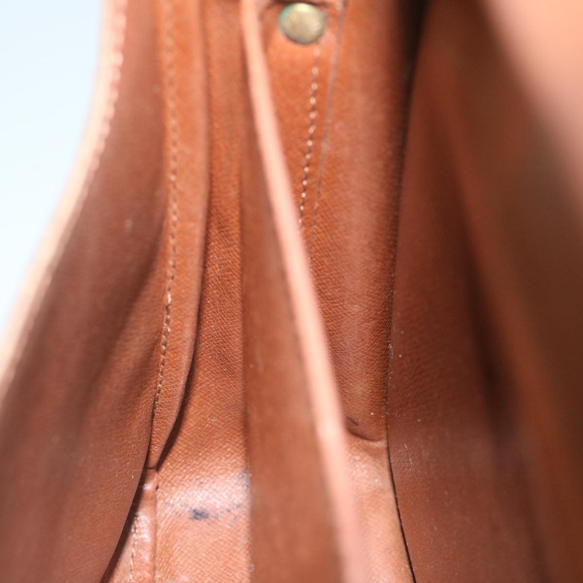 Louis Vuitton Cartouchiere Handbag Monogram Canvas, BROWN, CANVAS, Handbag