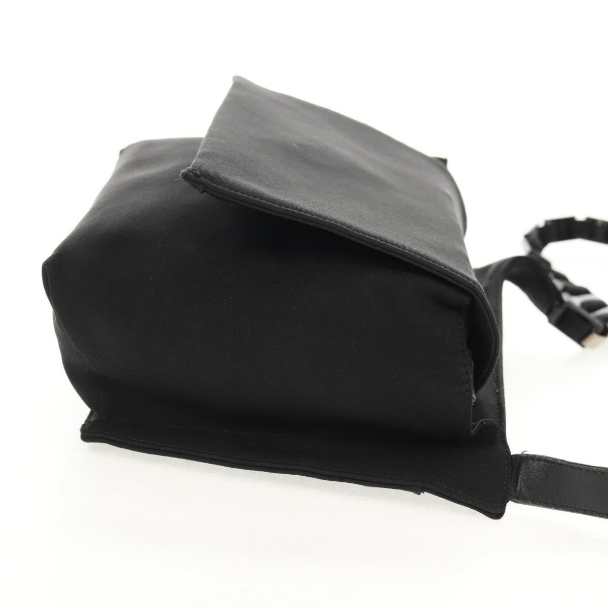 Salvatore Ferragamo Vintage Shoulder Bag Nylon, Black, Nylon, Shoulder Bag