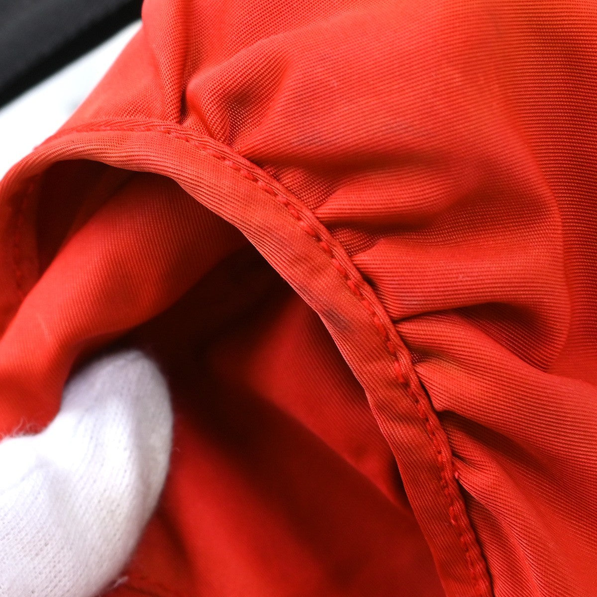 Prada Double Buckle Backpack Tessuto, Red, Nylon, Backpack