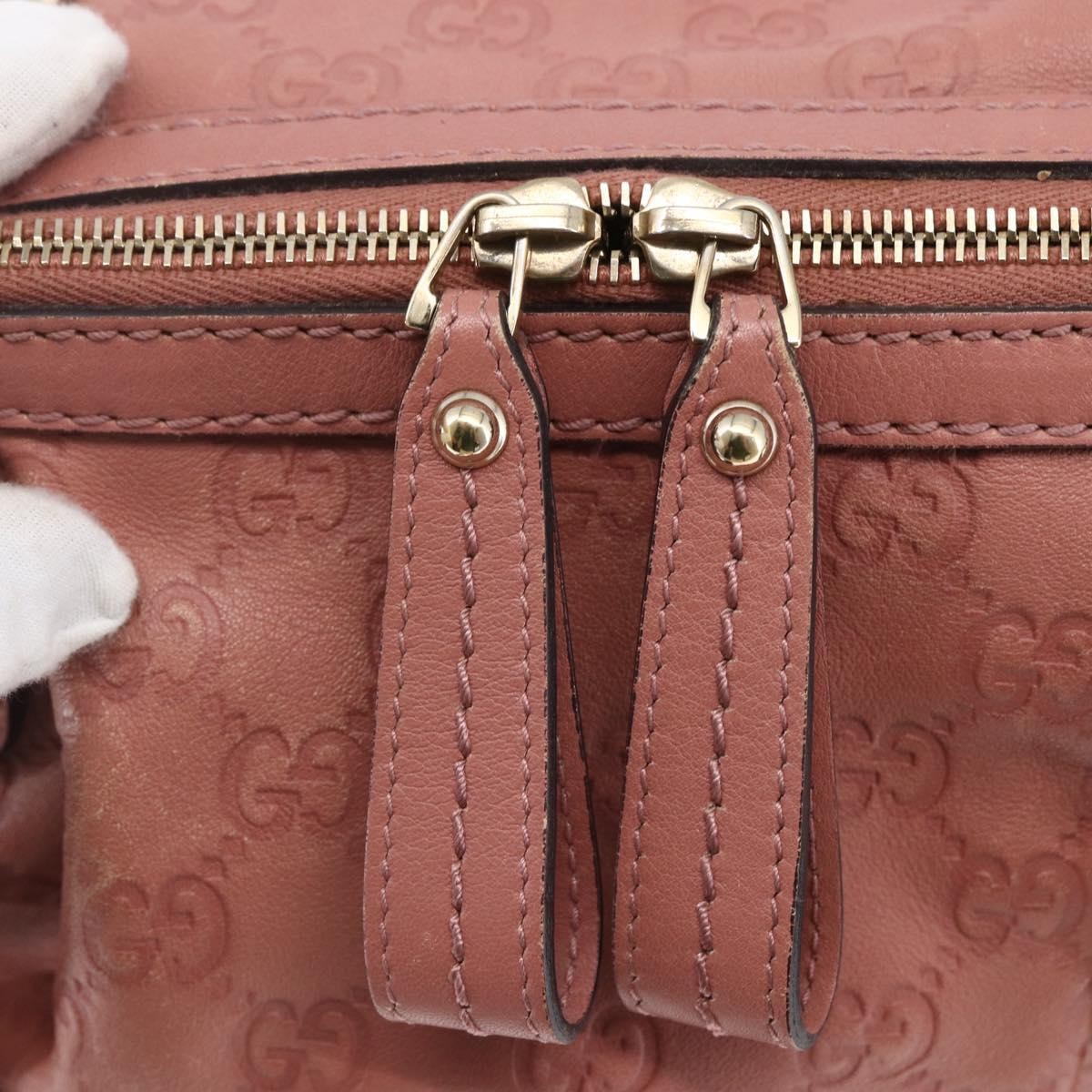 Gucci Sukey Top Handle Satchel Guccissima Leather, PINK, LEATHER, Handbag